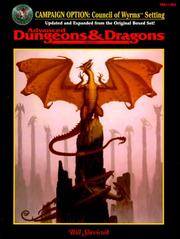 Cover of: Campaign Option: Council of Wyrms Setting (AD&D Fantasy Roleplaying)