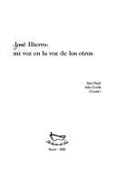 Cover of: José Hierro: mi voz en la voz de los otros