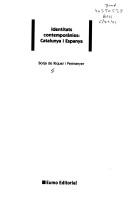 Cover of: Identitats contemporànies: Catalunya i Espanya
