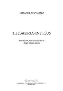 Cover of: Thesaurus indicus