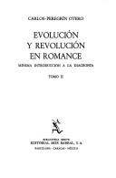 Cover of: Evolución y revolución en romance