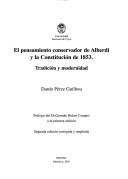 Cover of: El pensamiento conservador de Alberdi y la Constitucion de 1853: tradicion y modernidad