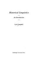 Cover of: Historical linguistics: an introduction