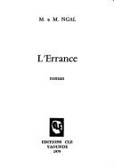 L' errance by M. a M. Ngal