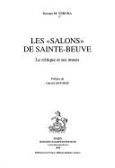 Cover of: Les salons de Sainte-Beuve by Roxana M. Verona