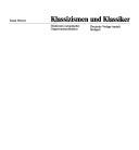 Cover of: Klassizismen und Klassiker: Tendenzen europäischer Gegenwartsarchitektur