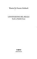 Cover of: L' invenzione del reale: studi su Matilde Serao