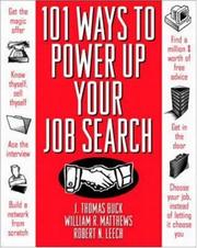 Cover of: 101 ways to power up your job search