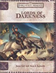 Cover of: Lords of Darkness (Dungeons & Dragons d20 3.0 Fantasy Roleplaying, Forgotten Realms Setting)