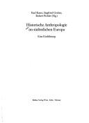 Cover of: Historische Anthropologie im s ud ostlichen Europa by 