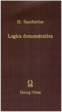 Cover of: Logica demonstrativa by Girolamo Saccheri