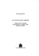 Cover of: Una poesia per l'impero: lingua, editoria e tipologie del petrarchismo tra Spagna e Italia nell'epoca di Carlo V