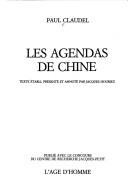 Cover of: Les Agendas de Chine