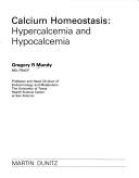 Cover of: Calcium homeostasis | Gregory R. Mundy