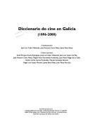 Cover of: Diccionario do cine en Galicia, 1896-2000 by coordinación, José Luis Cabo Villaverde, José Antonio Coira Nieto, Jaime Pena Pérez.