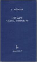 Spinozas Religionsbegriff by Walther Prümers