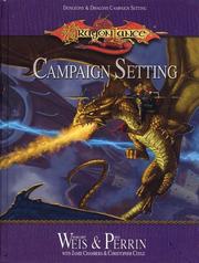 Cover of: Dragonlance Campaign Setting