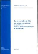 Cover of: La personalità in Dio by Dariusz Kowalczyk, Dariusz Kowalczyk