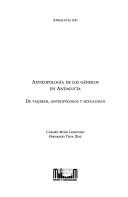 Antropología de los géneros en Andalucía by Carmen Mozo González