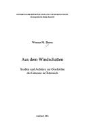 Cover of: Aus dem Windschatten by Werner Maria Bauer