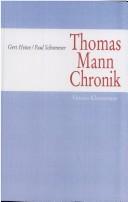 Cover of: Thomas Mann Chronik by Gert Heine