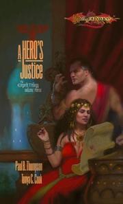 Cover of: A hero's justice by Thompson, Paul B.