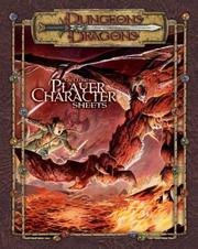 Cover of: Deluxe Player Character Sheets