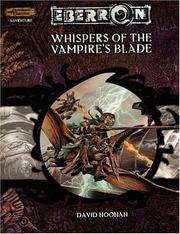Cover of: Whispers of the Vampire's Blade by David Noonan