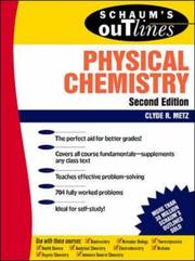 Cover of: Schaum's Outline of Physical Chemistry (2nd Edition) by Clyde R. Metz