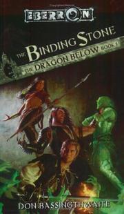 Cover of: The Binding Stone (The Dragon Below, Book 1)