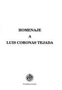 Cover of: Homenaje a Luis Coronas Tejada