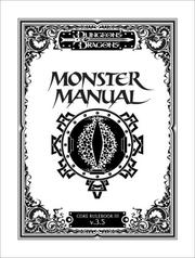 Cover of: Monster Manual: Dungeons & Dragons Core Rulebook III v.3.5