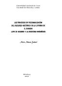 Cover of: procesos de ficcionalización del discurso histórico en la leyenda de El Dorado: Lope de Aguirre y la aventura marañona