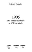 Cover of: 1905: une année charnière du XXe siècle