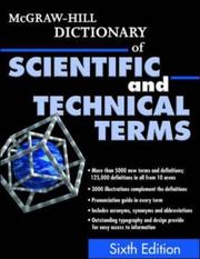 Cover of: McGraw-Hill dictionary of scientific and technical terms. by 