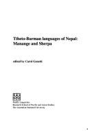 Tibeto-Burman languages of Nepal by Carol Genetti