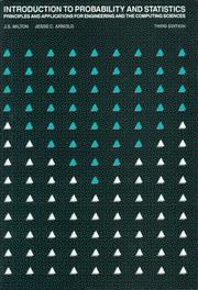 Cover of: Introduction To Probability And Statistics by J. Susan Milton, Jesse C. Arnold, J. Susan Milton, Jesse C. Arnold