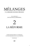 Cover of: Mélanges à la mémoire de Michel Péronnet