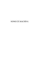 Cover of: Homo ex machina
