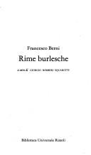 Cover of: Rime burlesche