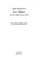 Les Slaves by Adam Mickiewicz