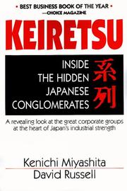 Cover of: Keiretsu by Kenichi Miyashita, David W. Russell, Kenichi Miyashita, David W. Russell