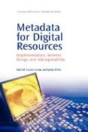 Cover of: Metadata for digital resources by Muriel Foulonneau