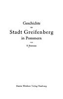 Geschichte der Stadt Greifenberg in Pommern by H. Riemann