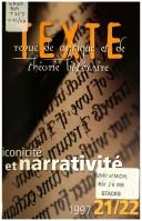 Cover of: Iconicité et narrativité