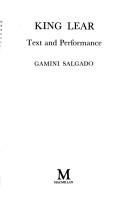 Cover of: King Lear: text and performance