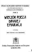 Cover of: Wieczór poezji drugiej emigracji