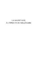 Cover of: La Mauritanie à l'épreuve du millénaire: ma foi de citoyen