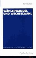 Cover of: Wählerwandel und Wechselwahl by Harald Schoen