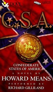 Cover of: C.S.A.: Confederate States of America